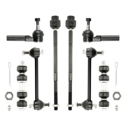 Front Lower Control Arm Ball Joint & Tie Rod for 2010–2013 Chevy Impala (10 Pcs)