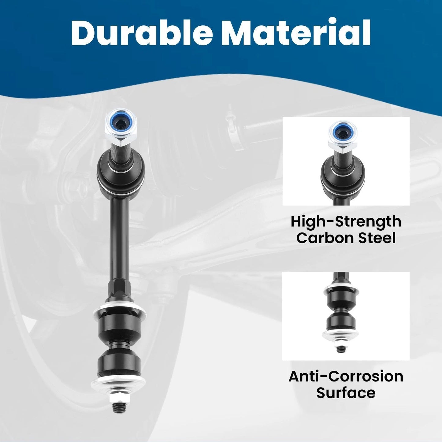 2x Front Sway Bar End Link for Dodge Ram 2500 3500 4x4 (2006–2009)