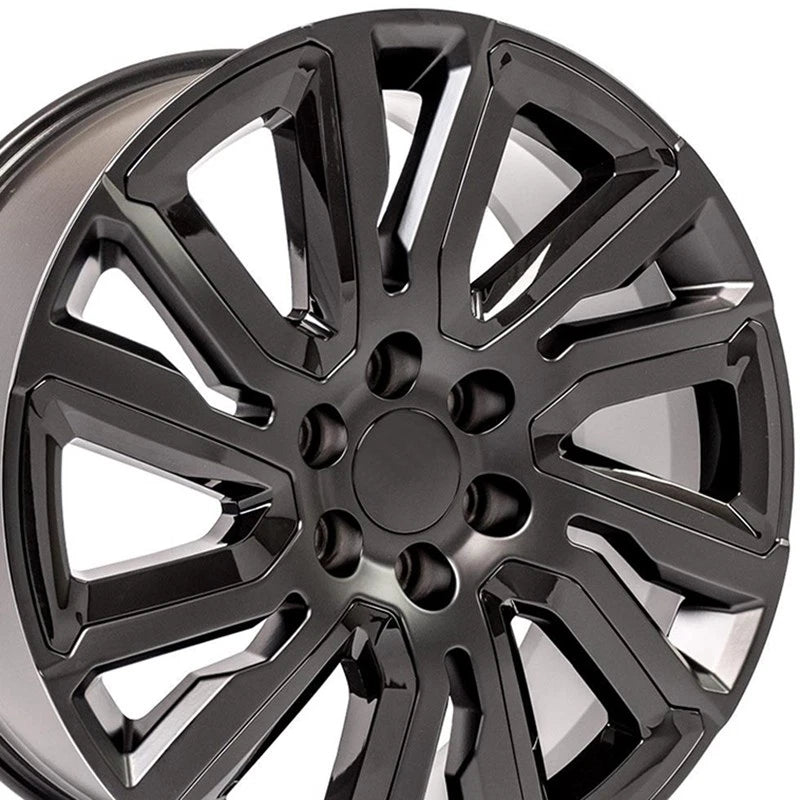 22" Satin Black Wheel for 1988-2000 Chevy C2500 - RVO1674 - RVO1674