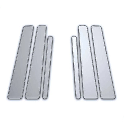Chrome Pillar Post Covers Kit for Kia Rio (2005–2011)