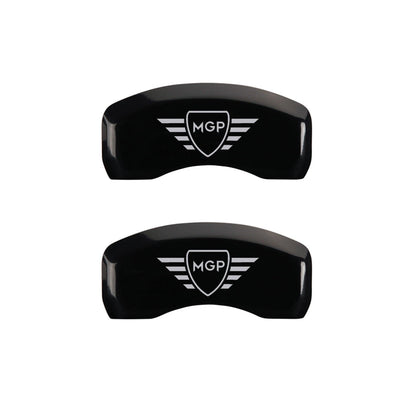 Caliper Covers Set of 4 Black Front for Ford Falcon (2000–2001)