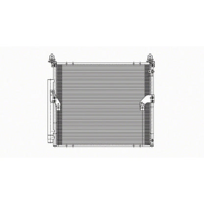 Replacement A/C Condenser w/Receiver Drier For 2007-2014 Toyota FJ Cruiser