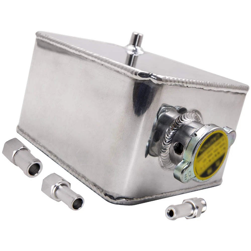 Aluminum Coolant Radiator Overflow Recovery Water Tank Bottle for Universal (2.5L 2007–2017)