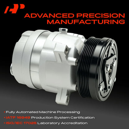 A/C Compressor with Clutch for Buick LeSabre, Oldsmobile LSS, Pontiac