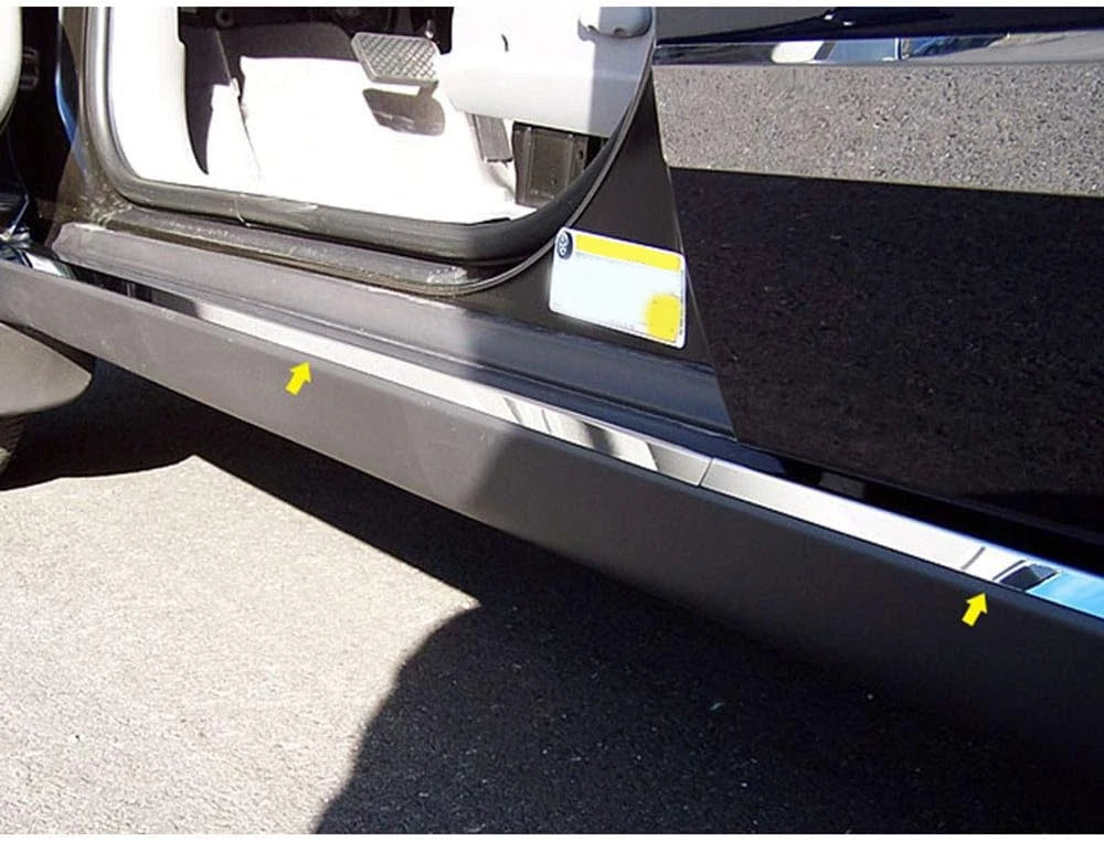 4pc. Luxury FX Stainless Steel 1 5/8" Door Sill/Rocker Trim for 03-07 Saturn Vue