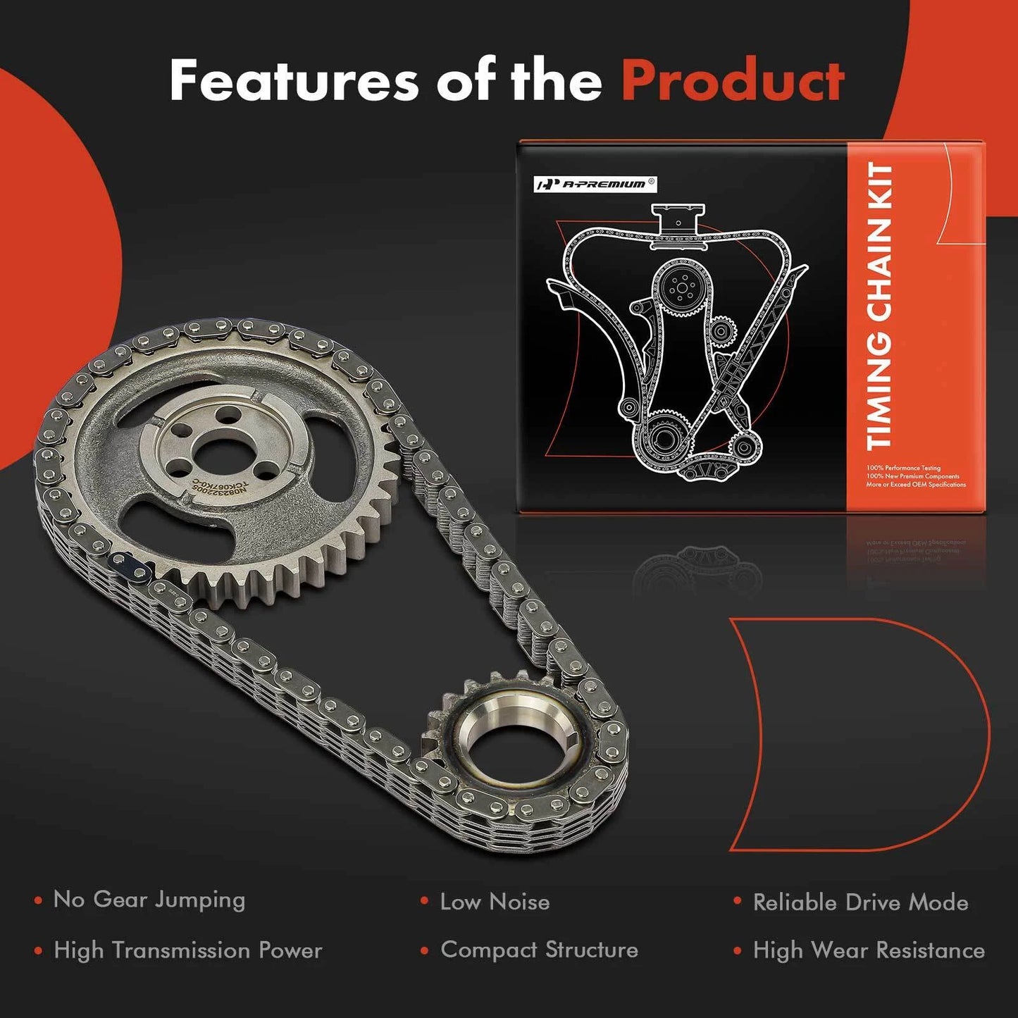 3X Timing Chain Kit for Jeep Cherokee (1984–1986)