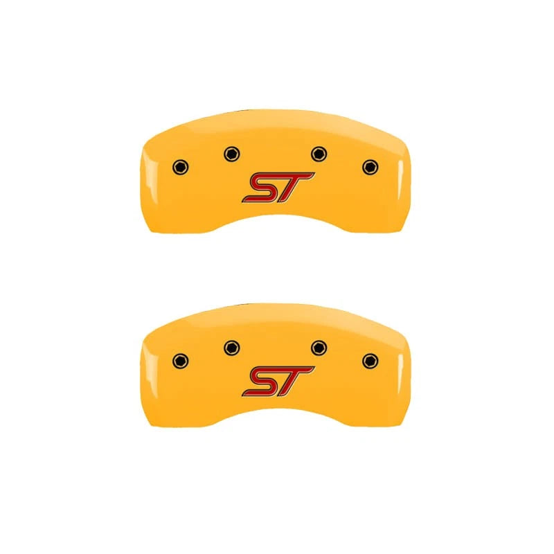 Caliper Covers Set of 4 Yellow ST for Ford Edge (2019–2020)