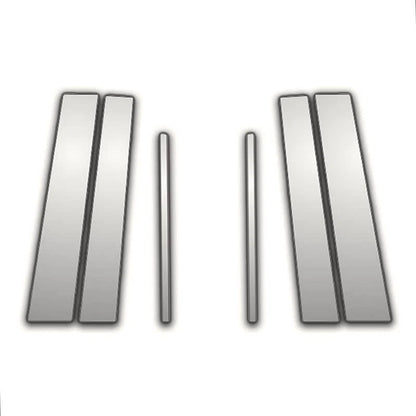 6 Pc Chrome Pillar Post Covers for Toyota Highlander (2001–2007)