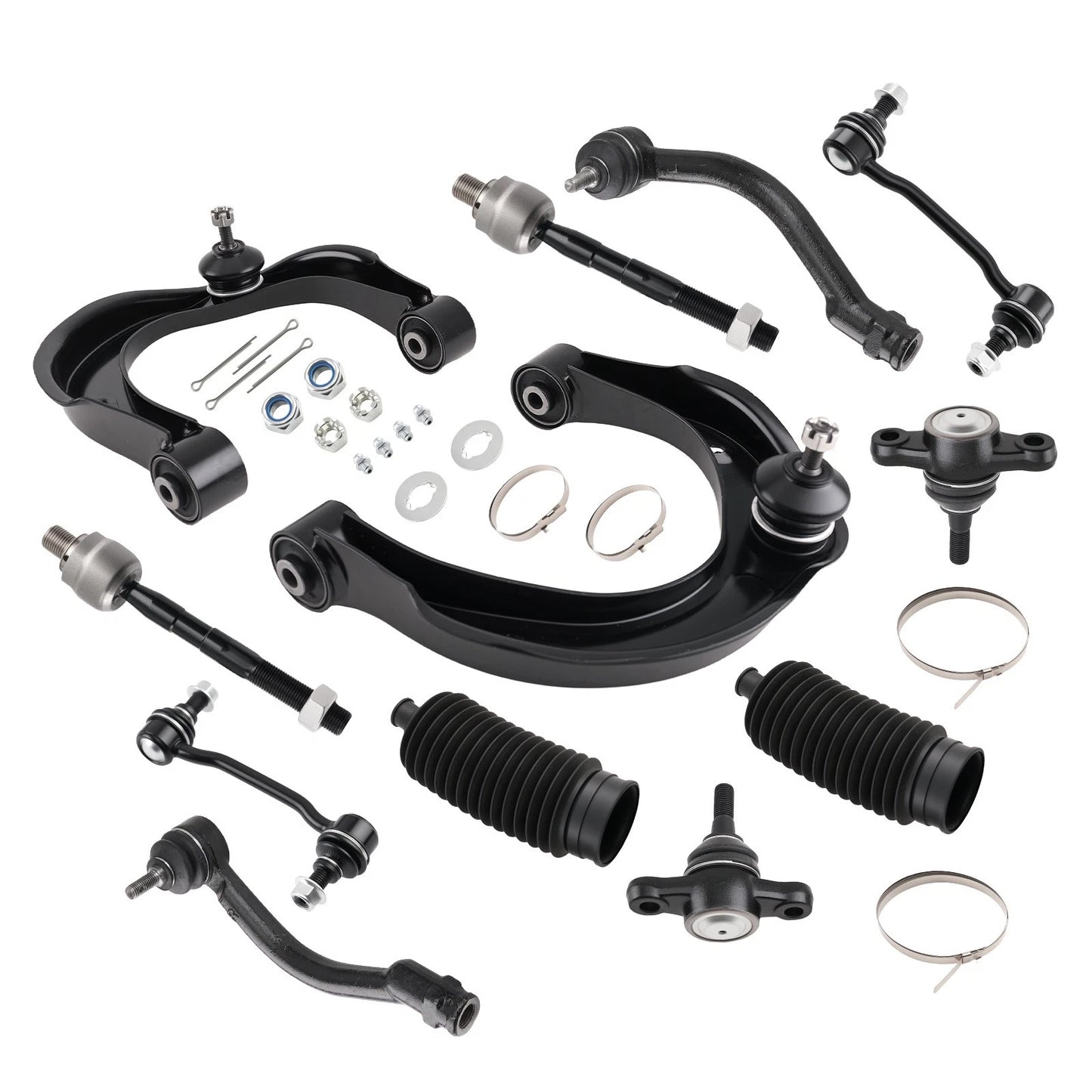 12pc Front Upper Lower Control Arm Ball Joint for Hyundai Azera Sonata (2006–2008)