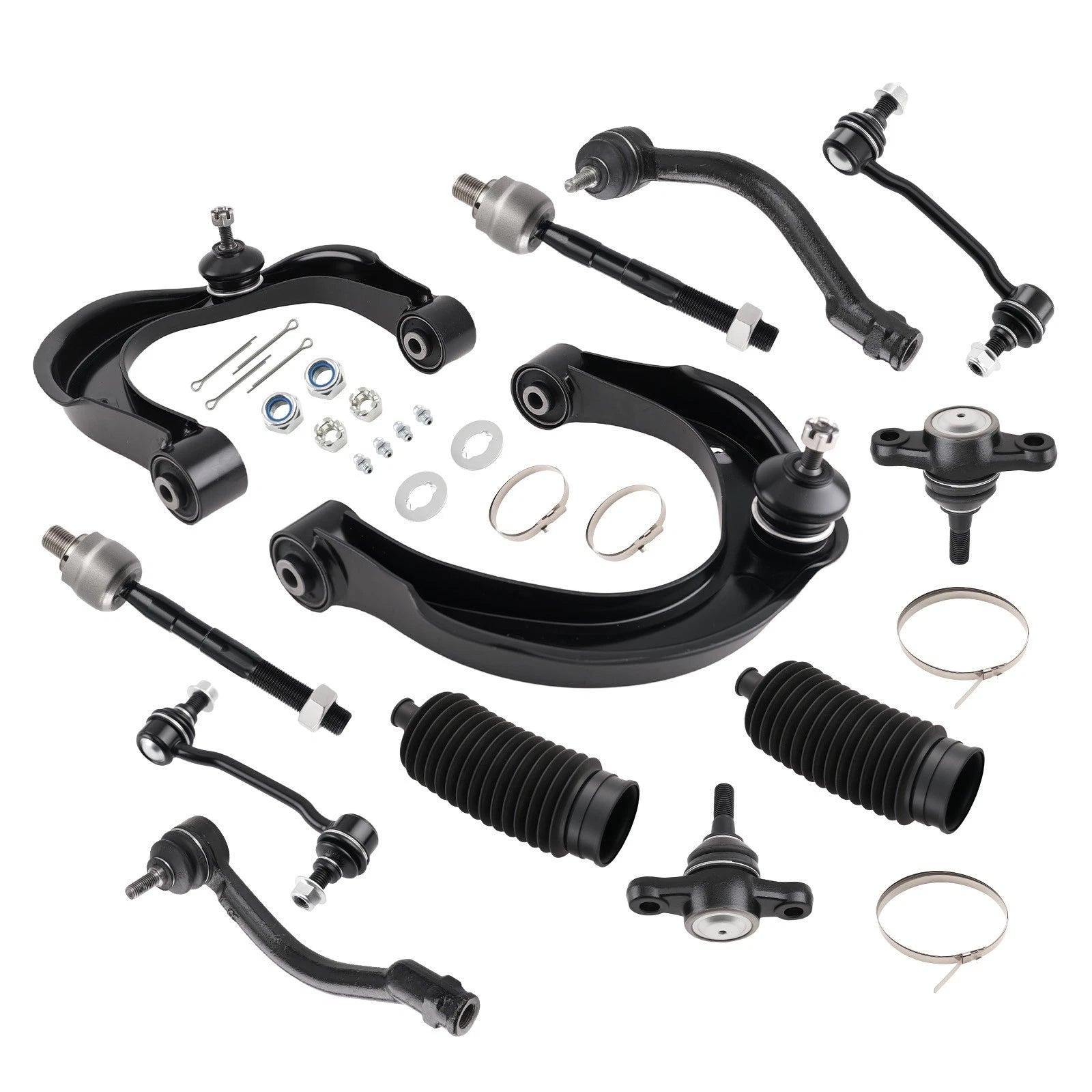 12pc Front Upper Lower Control Arm Ball Joint for Hyundai Azera Sonata (2006–2008)