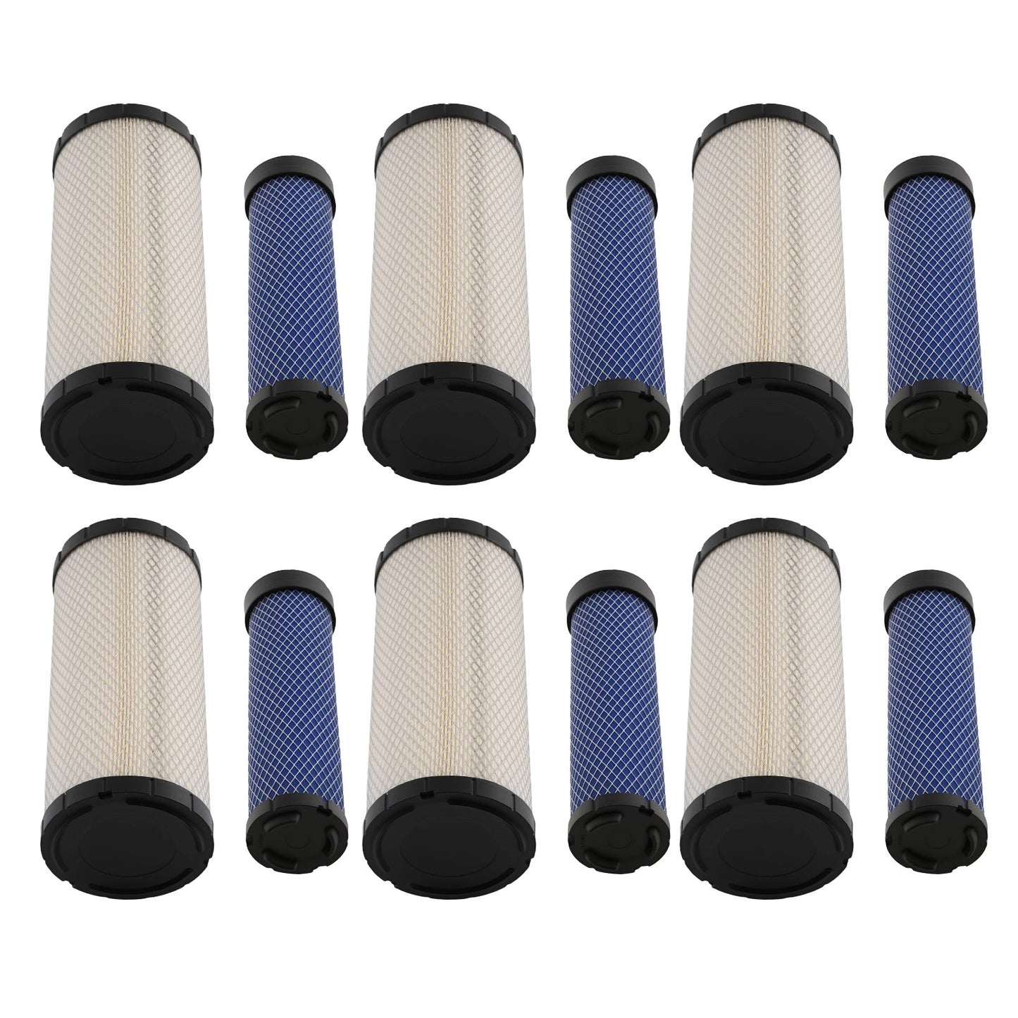 6x Outer & Inner Air Filter for John Deere RE68048 RE68049 (Wix 46489–46490)