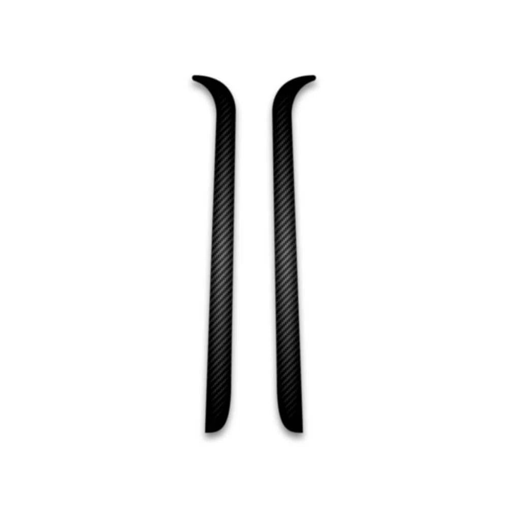2pc Carbon Fiber Pillar Post Covers for 2019-23 Chevy Silverado 1500 Regular Cab