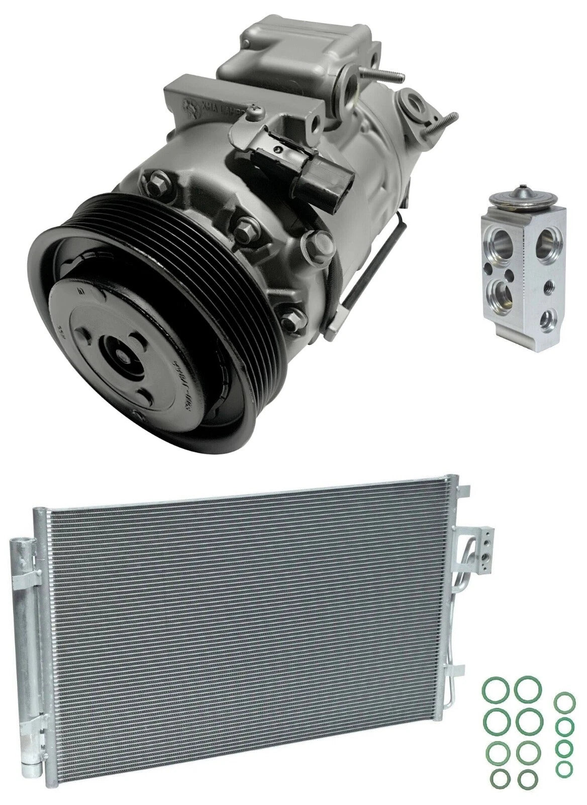 AC Compressor Kit With Condenser for Kia Sorento 2.4L (2011–2015)