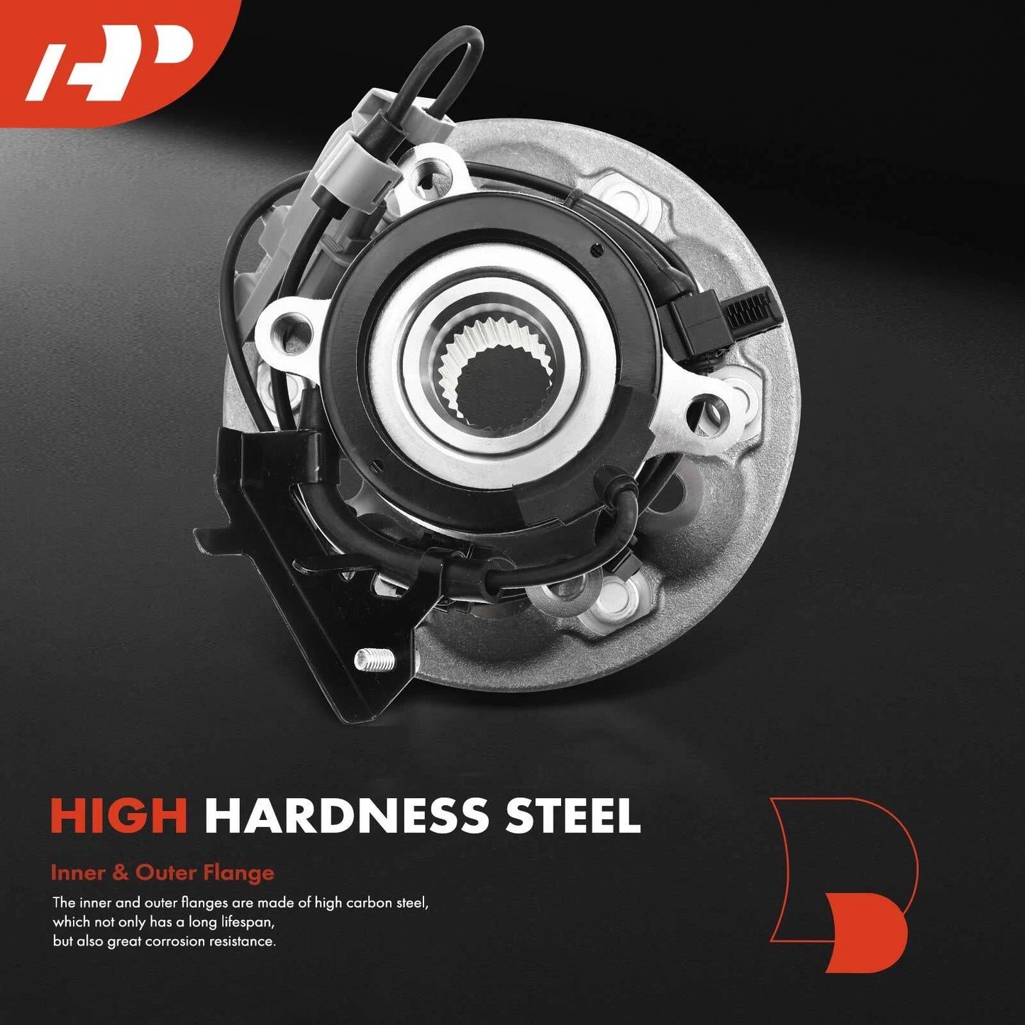 2X Front Wheel Hub & Bearing Assembly for Chevrolet Colorado (2004–2008)