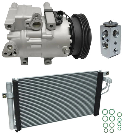 AC Compressor Kit With Condenser for Hyundai Accent 1.6L (2009–2011)