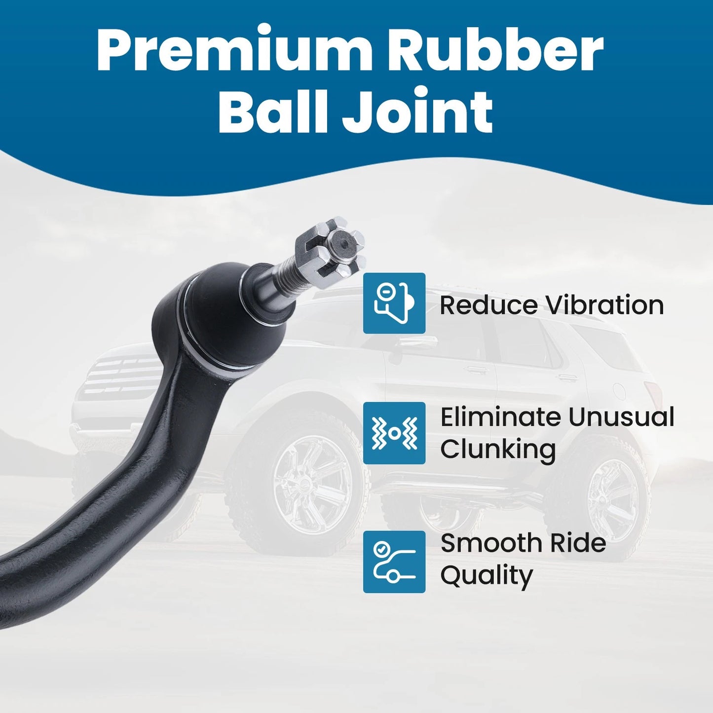 18x Front Upper Control Arms Ball Joints Tie Rods Sway Links for Trailblazer (2008–2009)