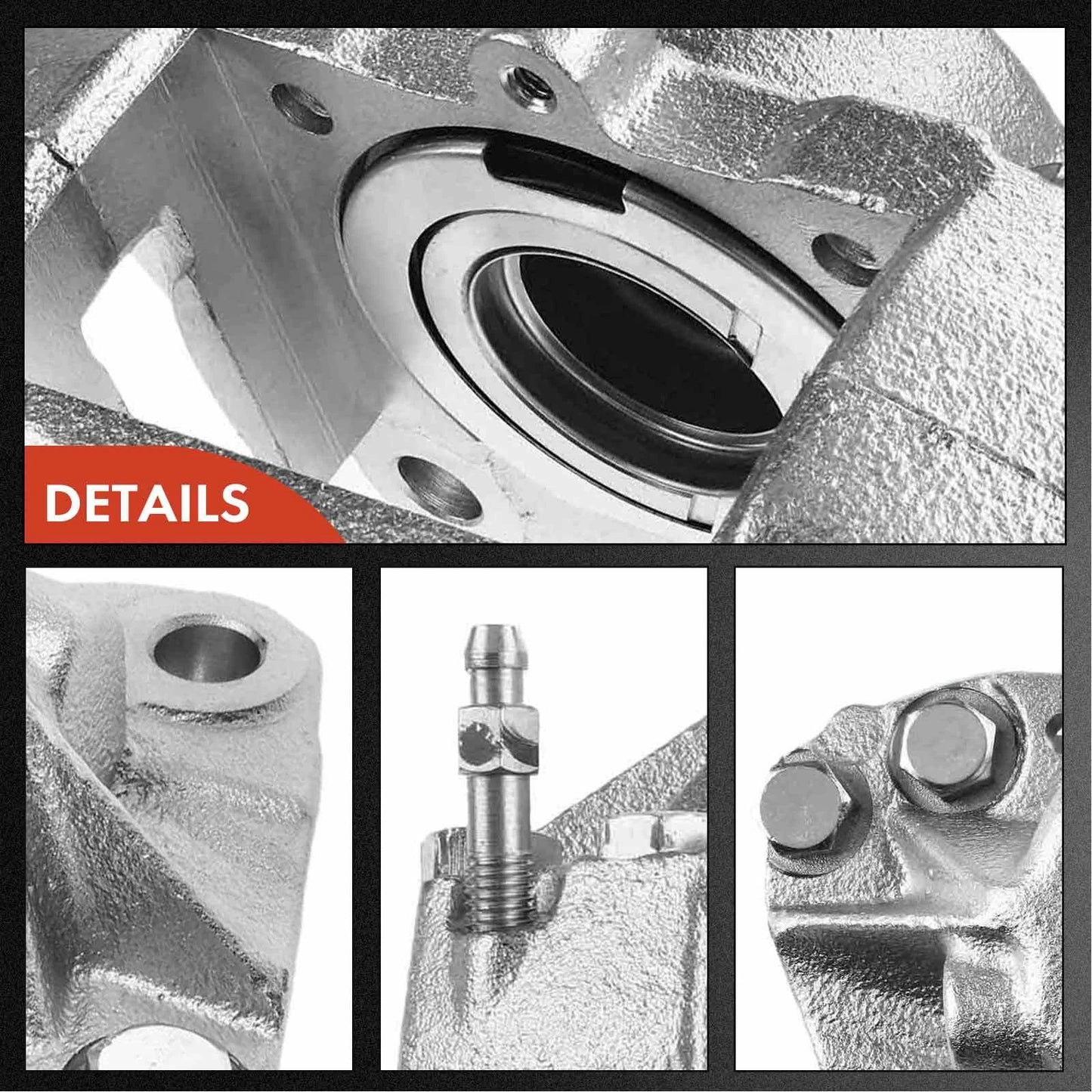 2X Front Brake Caliper for Benz 230 240D 280CE 280E 300CD (1977–1985)