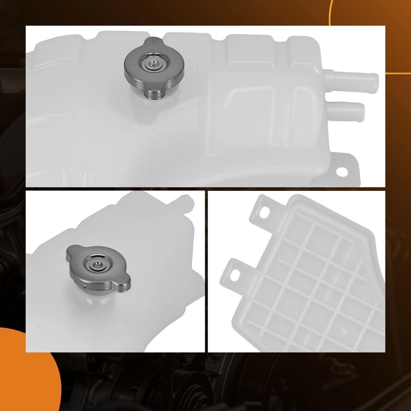 Coolant Reservoir Tank with Cap for Kia Sorento EX LX (2003–2006)