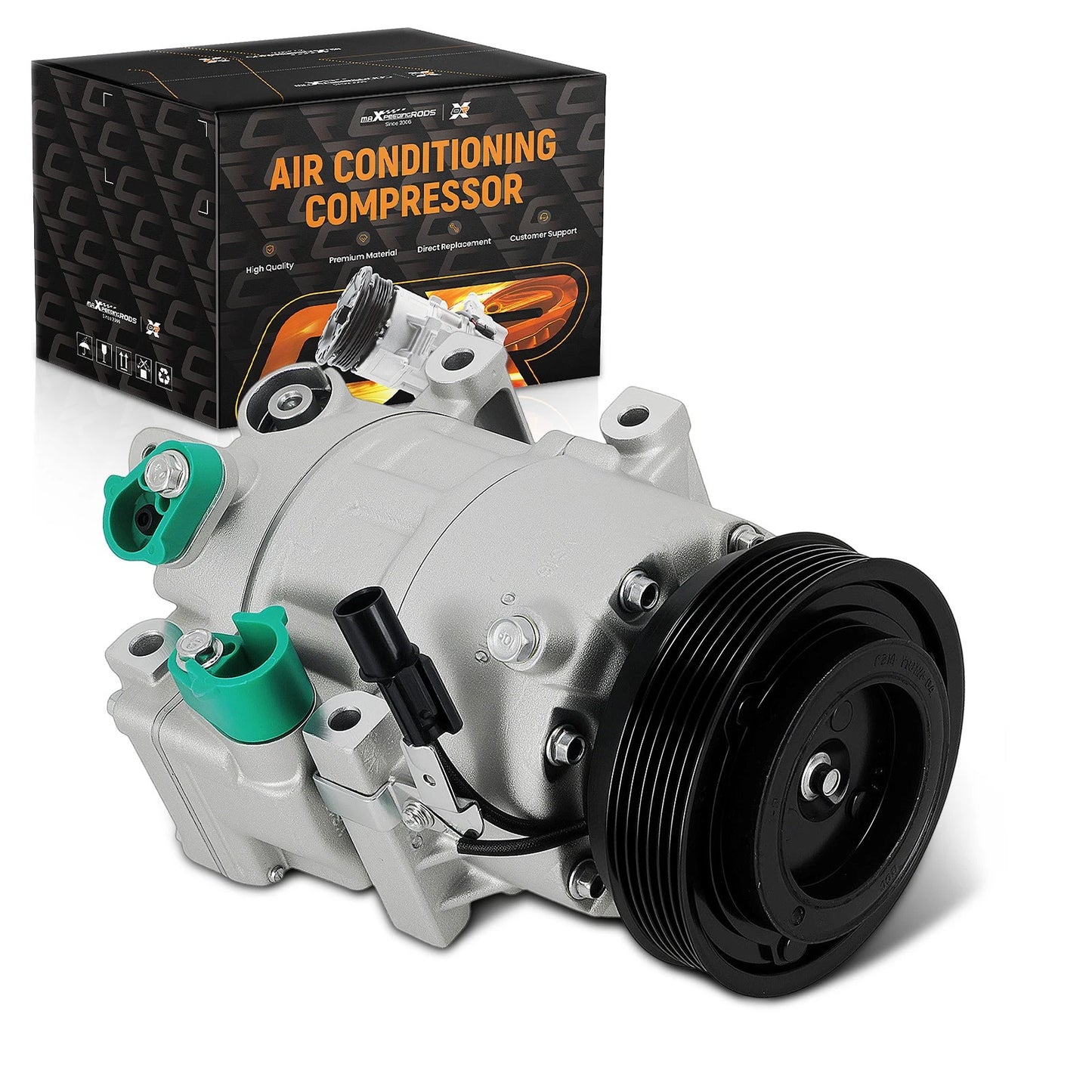 A/C Compressor with Clutch for Hyundai Azera 2007–2011 (3.3L 3.8L)