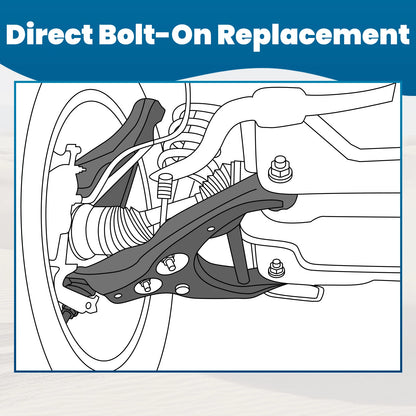 Front Lower Control Arms and Sway Bar Links for Ford Edge MKX (2007–2013)