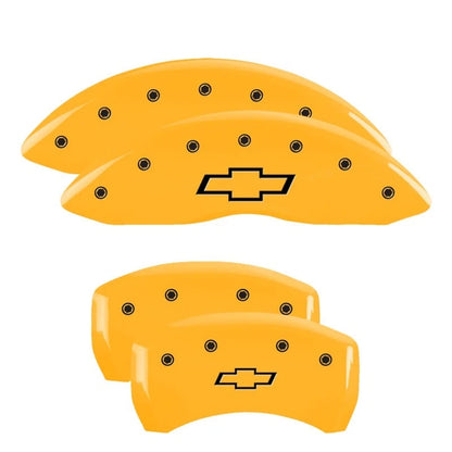 Caliper Covers Set of 4 Engraved Bowtie for 2021-2023 Chevy Traverse