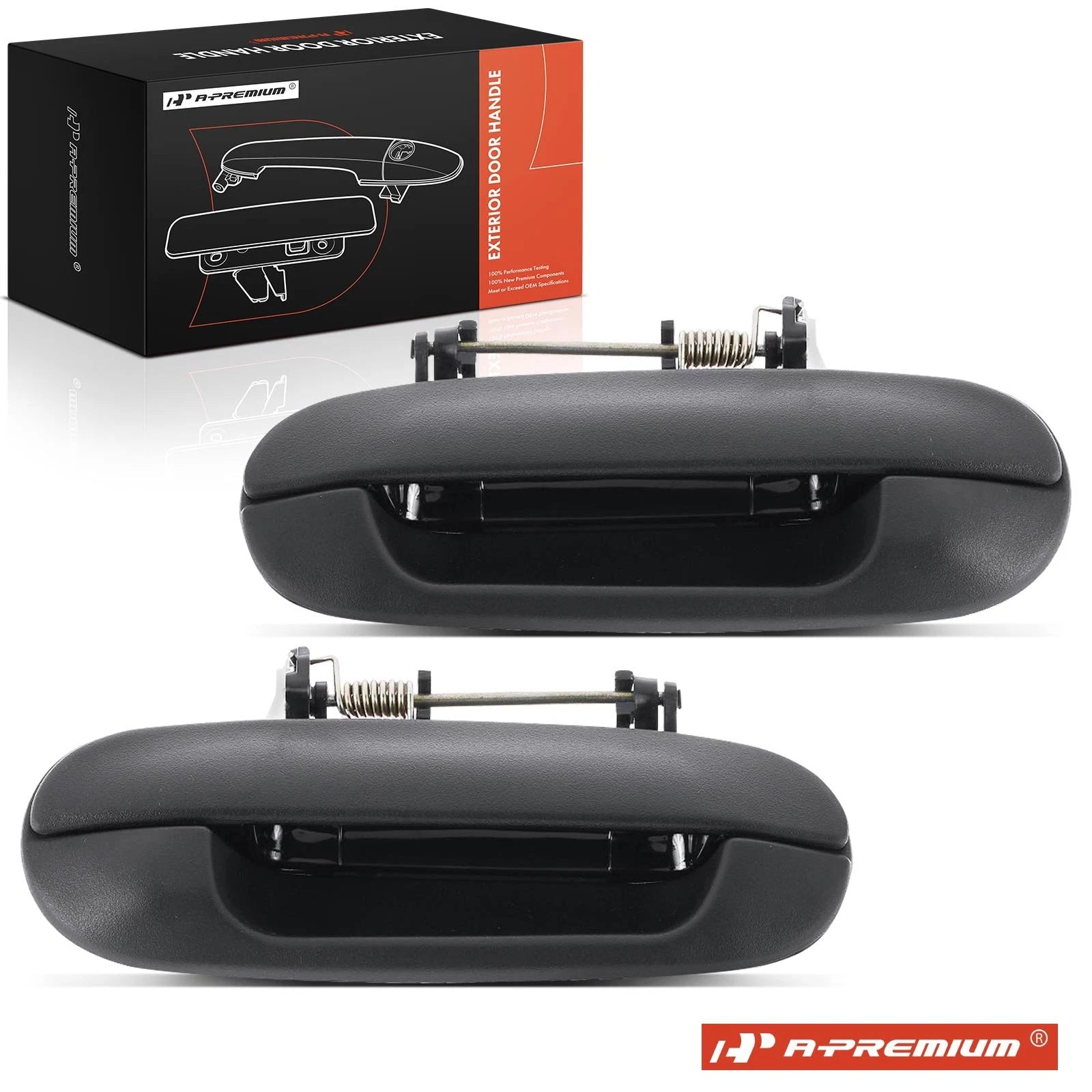 2X Rear Exterior Door Handle for Buick Rainier (2004–2007) GMC Envoy