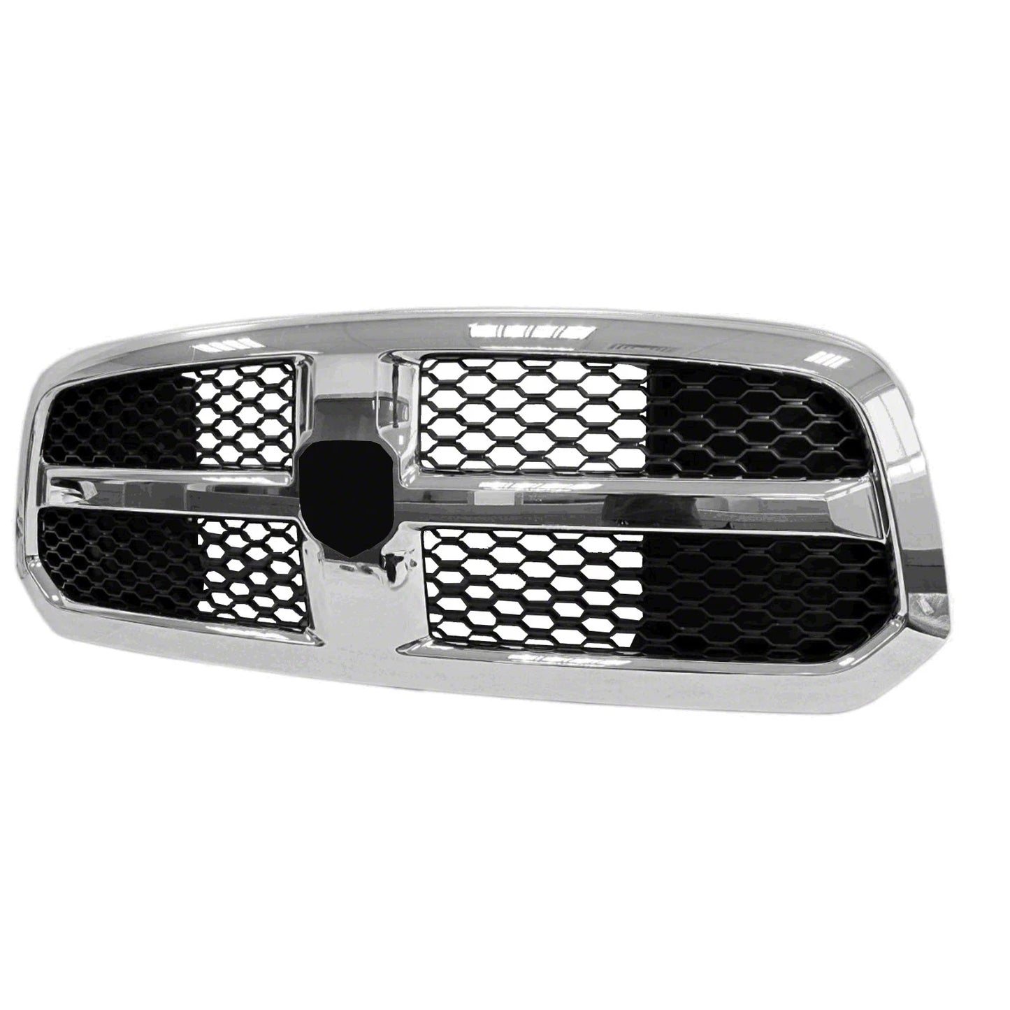 Front Grille Replacement Black Chrome Plastic for Toyota Hilux (2005–2015)