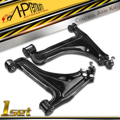 2X Front Lower Control Arm with Ball Joint for Chevy Cavalier (1982–1994)