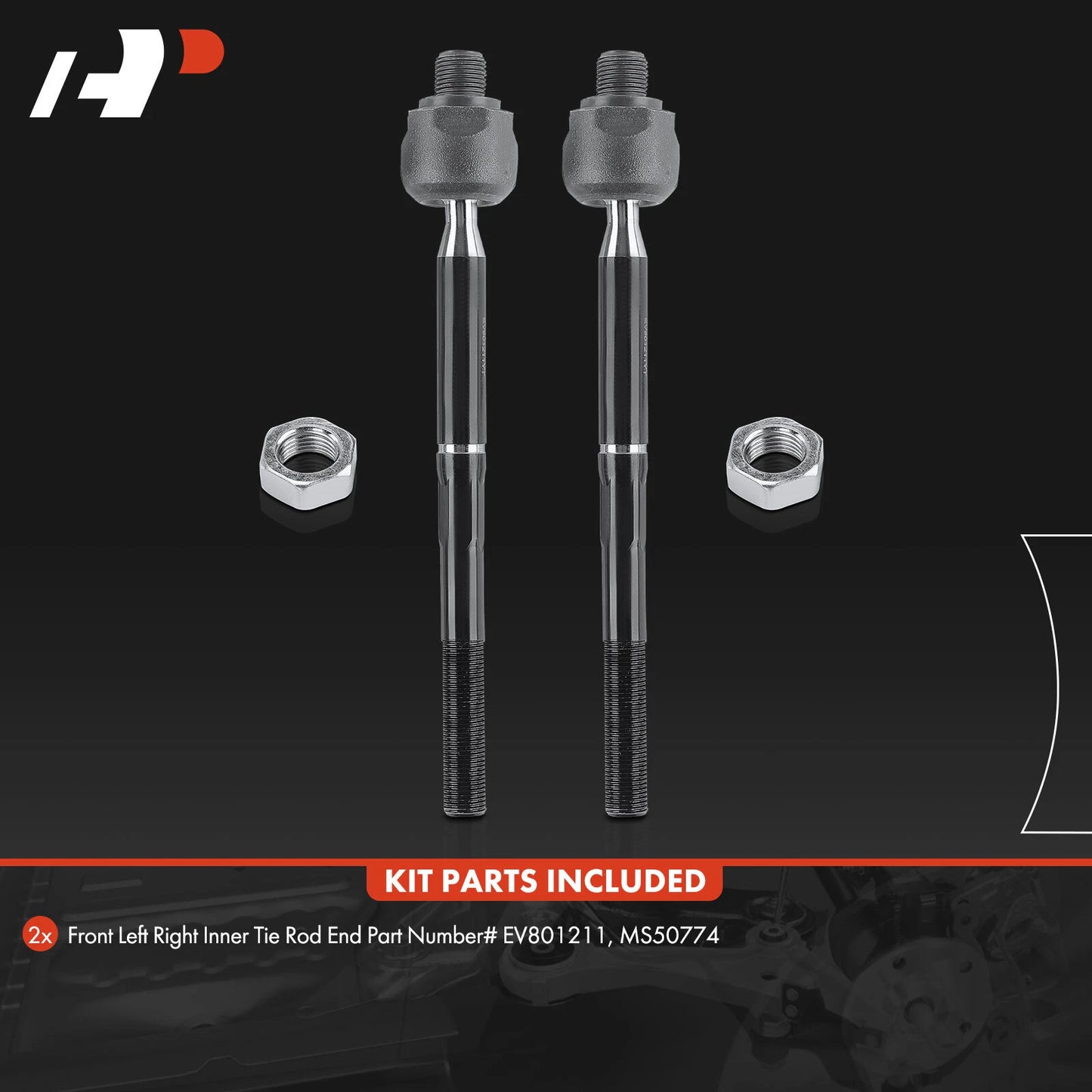 2X Inner Tie Rod End for Buick LaCrosse Regal (2014–2017)