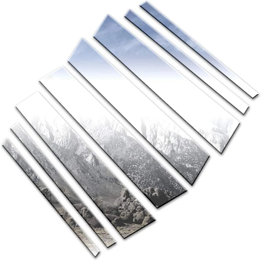 Luxury FX Chrome Pillar Post Trim Kit for Volkswagen Tiguan (2009–2017)