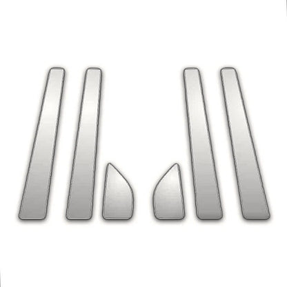 6Pc Chrome Pillar Post Covers Replacement for Mercury LS (1999–2009)