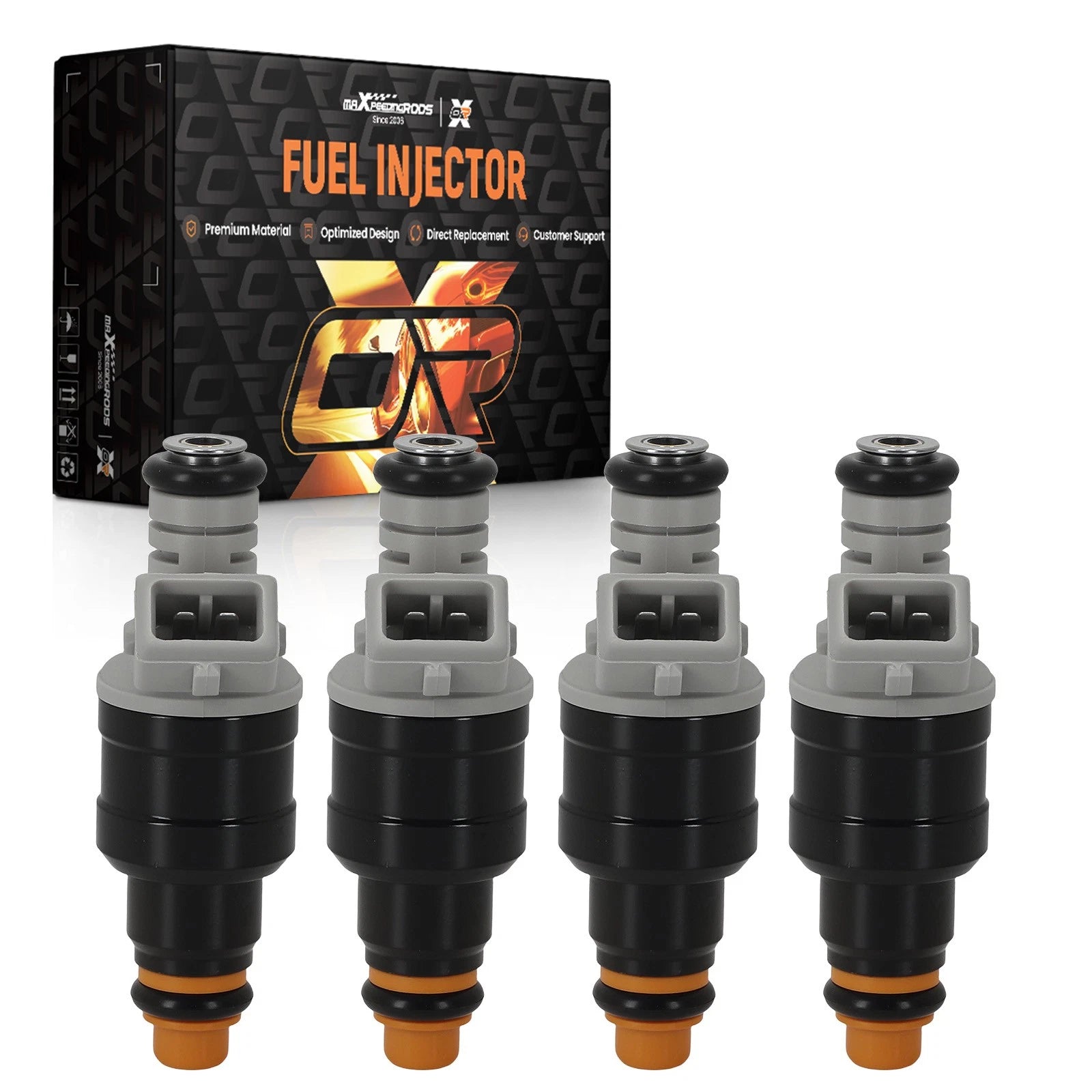 4pcs Fuel Injector Set for Ford Aerostar Tempo Mustang 2.3L (1986–1993)