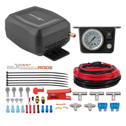 Air Shock Compressor Gauge Panel for Ford F-150 F-250 F-350 F-450 (1999–2024)