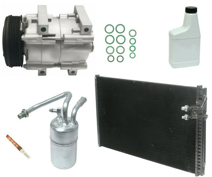 AC Compressor Kit Replacement with Condenser for Toyota Corolla (2005–2015)