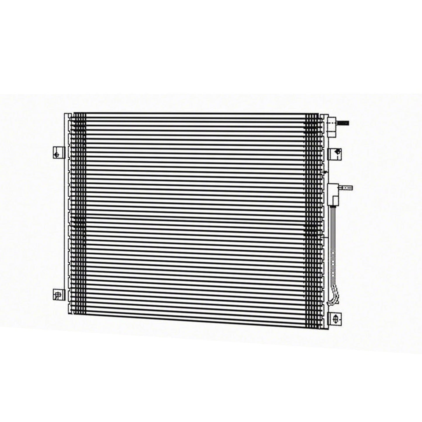 A/C Condenser Replacement Repair Part for Dodge Durango (2000–2003)