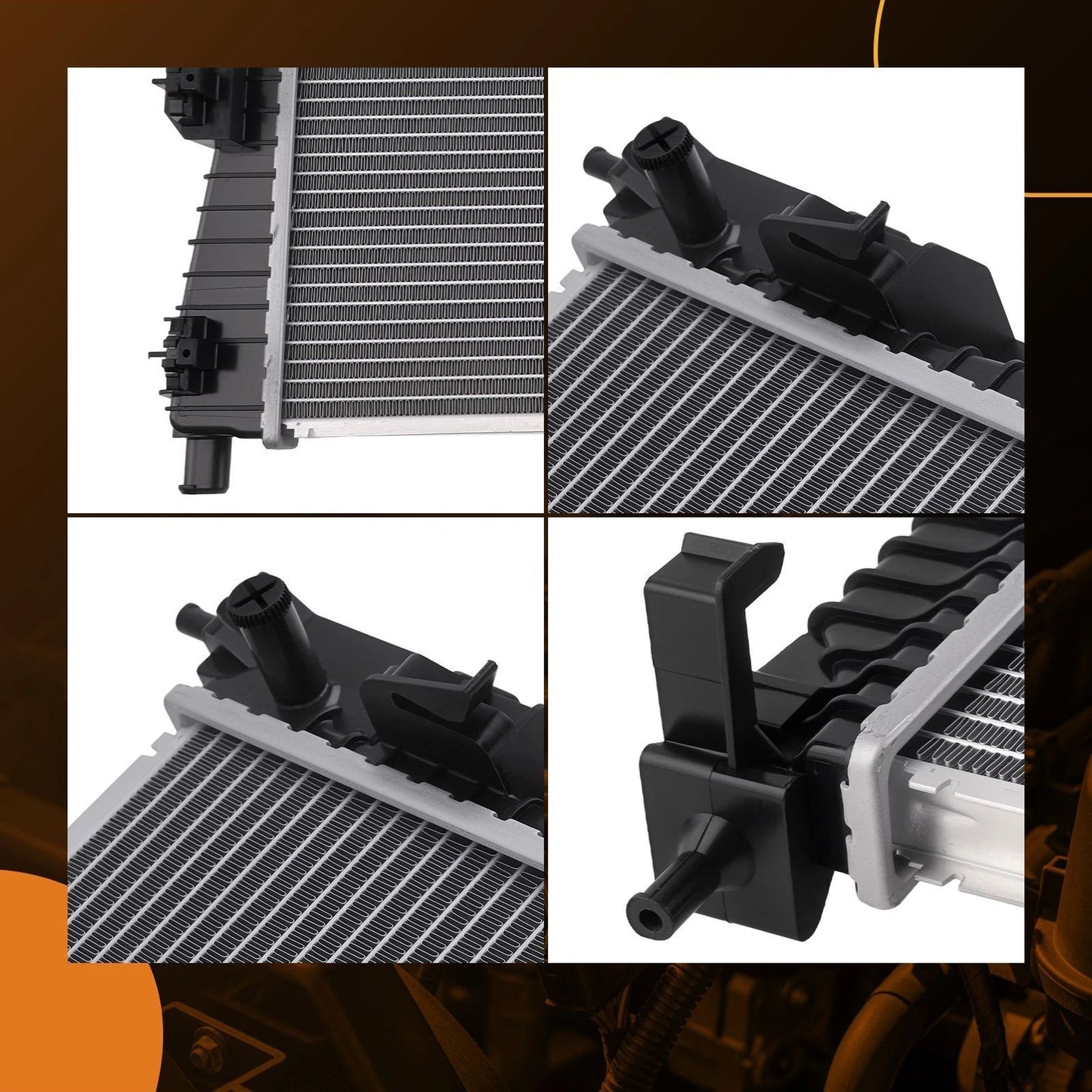 Cooling Radiator for Dodge Durango 5.7L (2015–2020) Cross Flow Aluminum