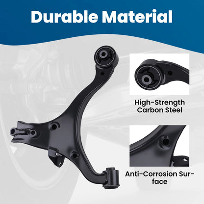 6Pc Front Lower Control Arms with Ball Joints for Honda Civic 2001–2005
