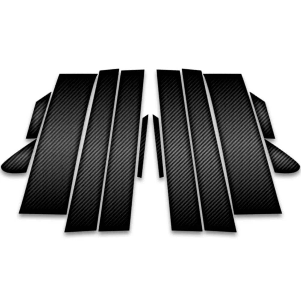 12pc Carbon Fiber Pillar Post Covers for 2019-2023 Subaru Ascent