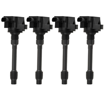 4x Ignition Coils Set for Honda Accord Civic CR-V Acura RDX TLX (2008–2018)
