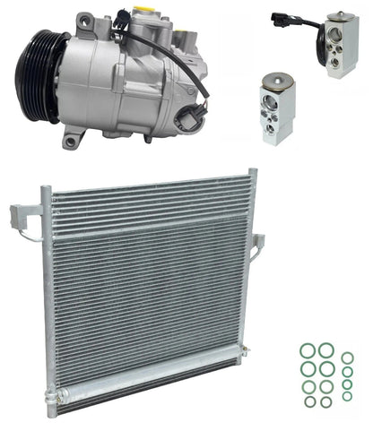 A/C Compressor Kit With Condenser for Mercedes GL550 4.7L (2013–2016)