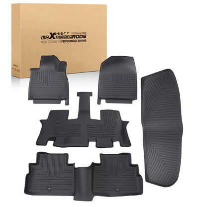 All-Weather TPE Black Floor Mat Set for Kia Telluride (2020–2025)