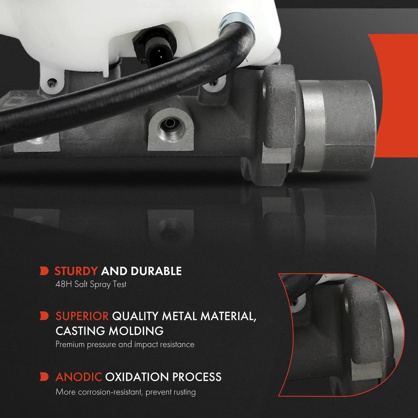 Brake Master Cylinder with Sensor & Reservoir for Chevy Cobalt (2005–2010)