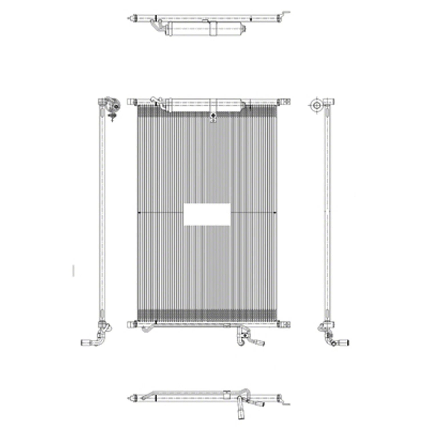 Replacement A/C Condenser Repair Part For 2006-2010 Infiniti M35