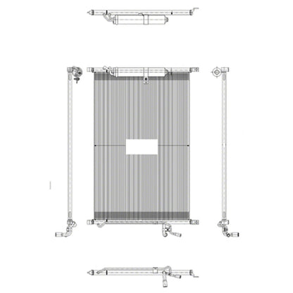 Replacement A/C Condenser Repair Part For 2006-2010 Infiniti M35
