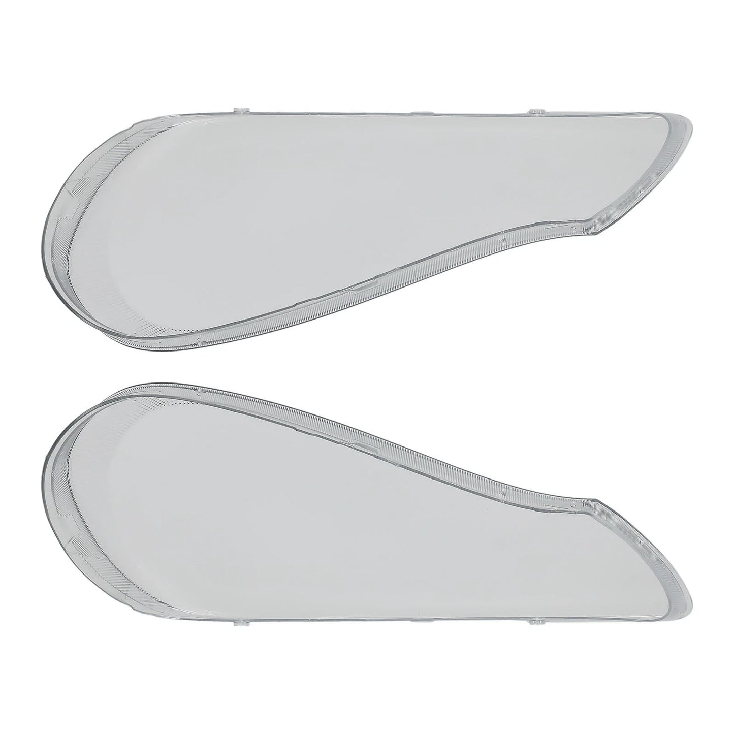 Front Headlamp Lens Cover Pair for Porsche Cayenne 957 (2007–2010)