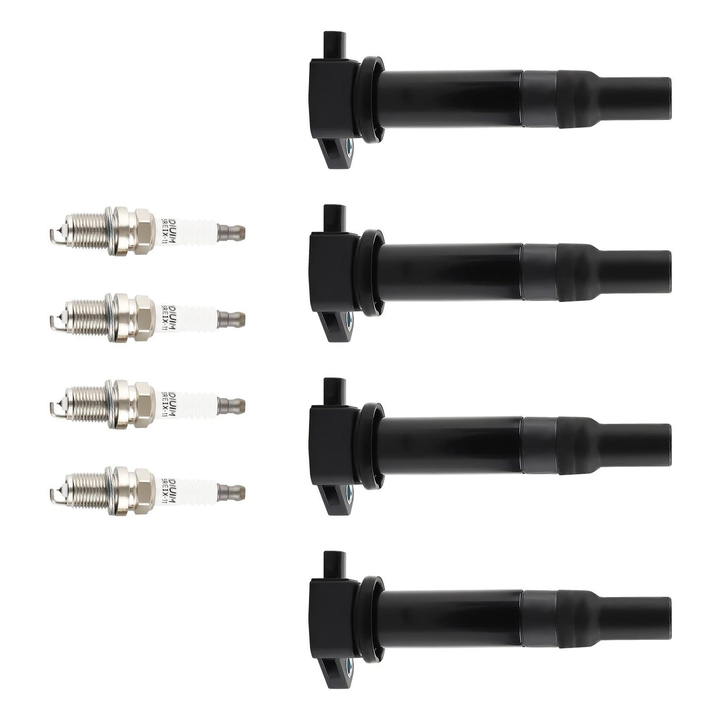 Ignition Coils and Spark Plugs for Dodge Attitude Hyundai Accent Kia Rio (4) (2012–2017)
