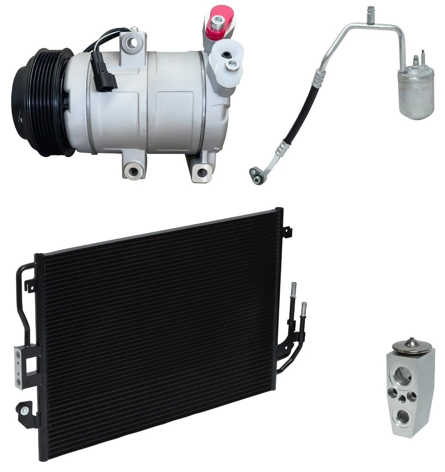 AC Compressor Kit With Condenser for Mercury Mariner 2.5L (2009–2009)