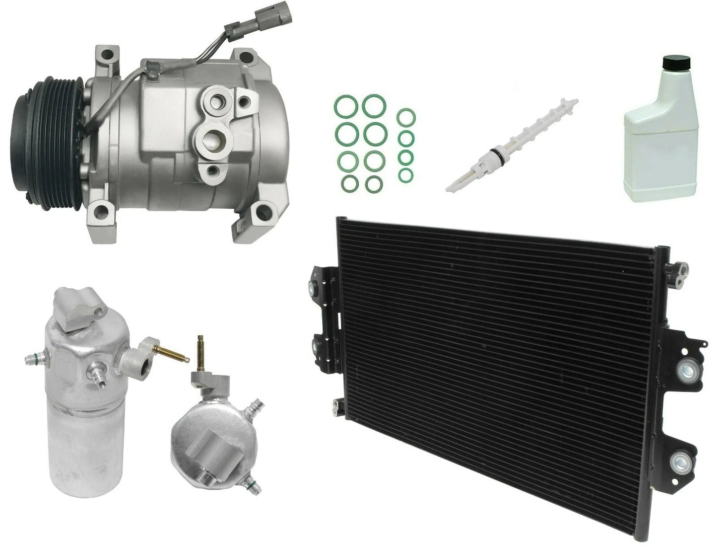 AC Compressor Kit with Condenser for Toyota Tacoma (2005–2015)