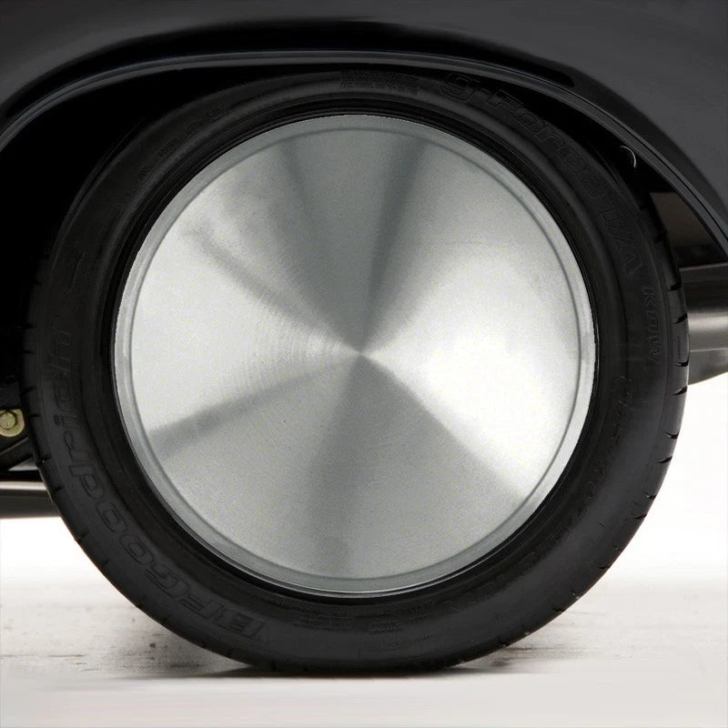 14" FULL MOON HOT ROD RACING DISC HUB CAPS SOLID WHEEL COVERS RIMS New Set of 4