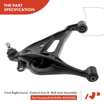 4X Front Lower Control Arm Ball Joint Tie Rod for Suzuki Grand Vitara (2006–2014)